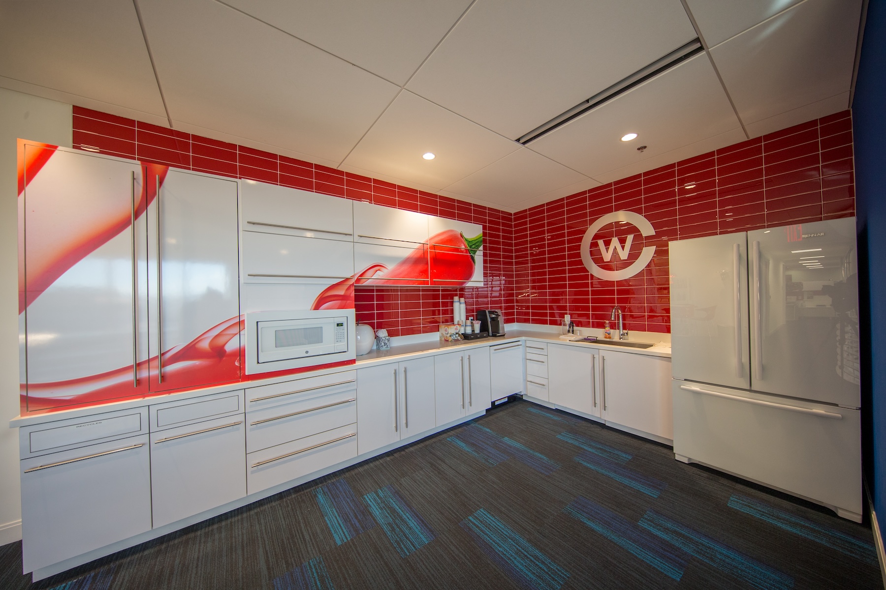 Architexture Group Chicago Office Design Kitchen