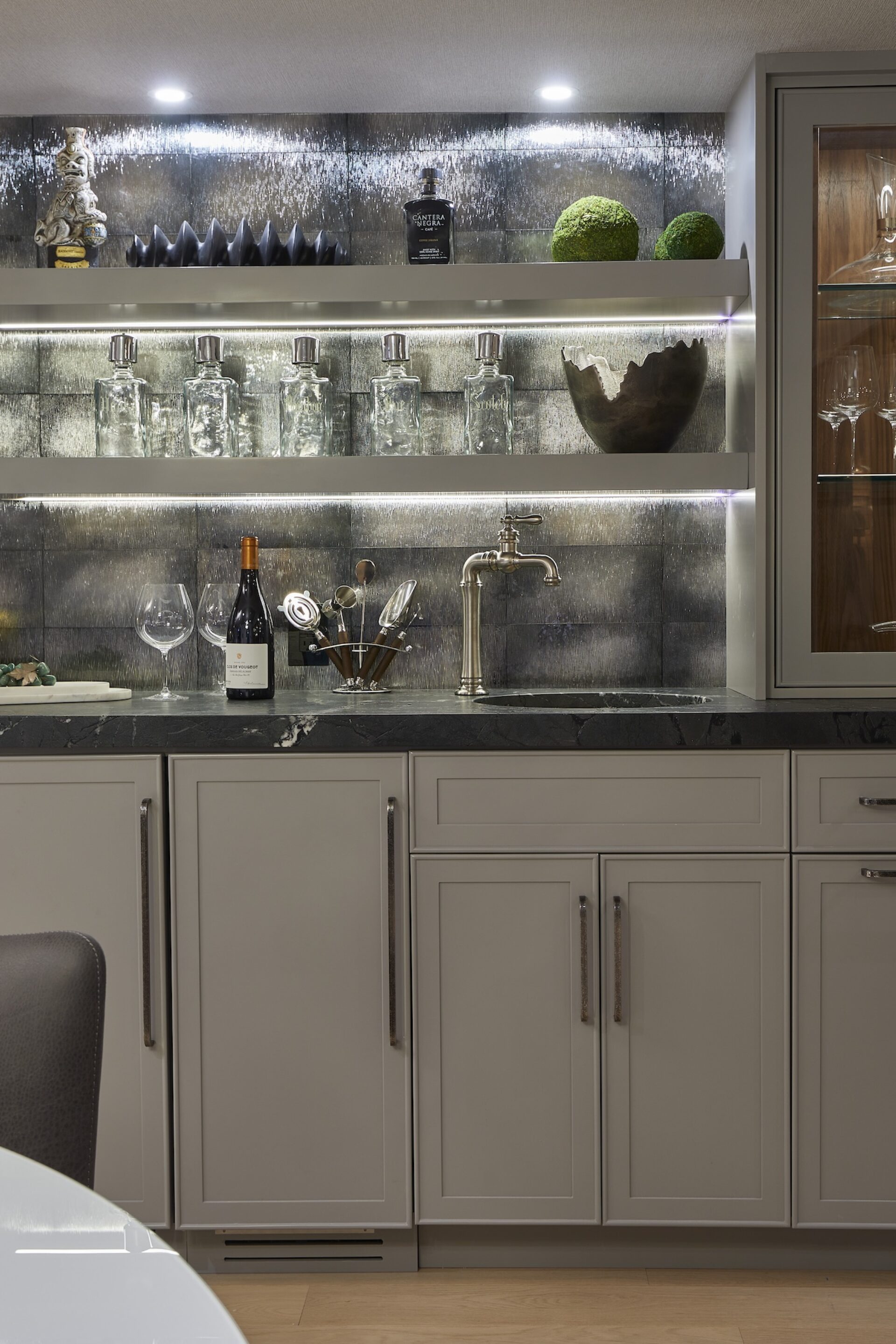 Architexture Group Home Bar Design Wet Bar Lighting