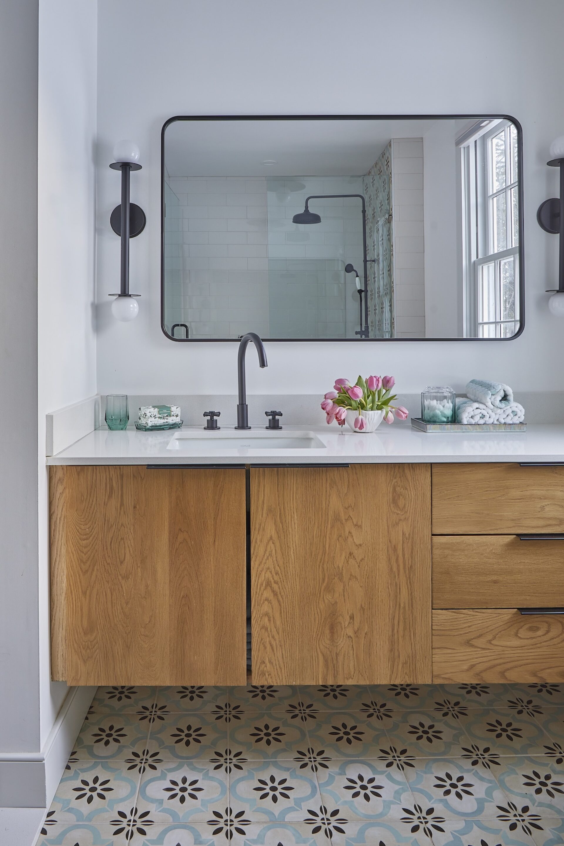 Bathroom Vanity Design Wood Cabinet