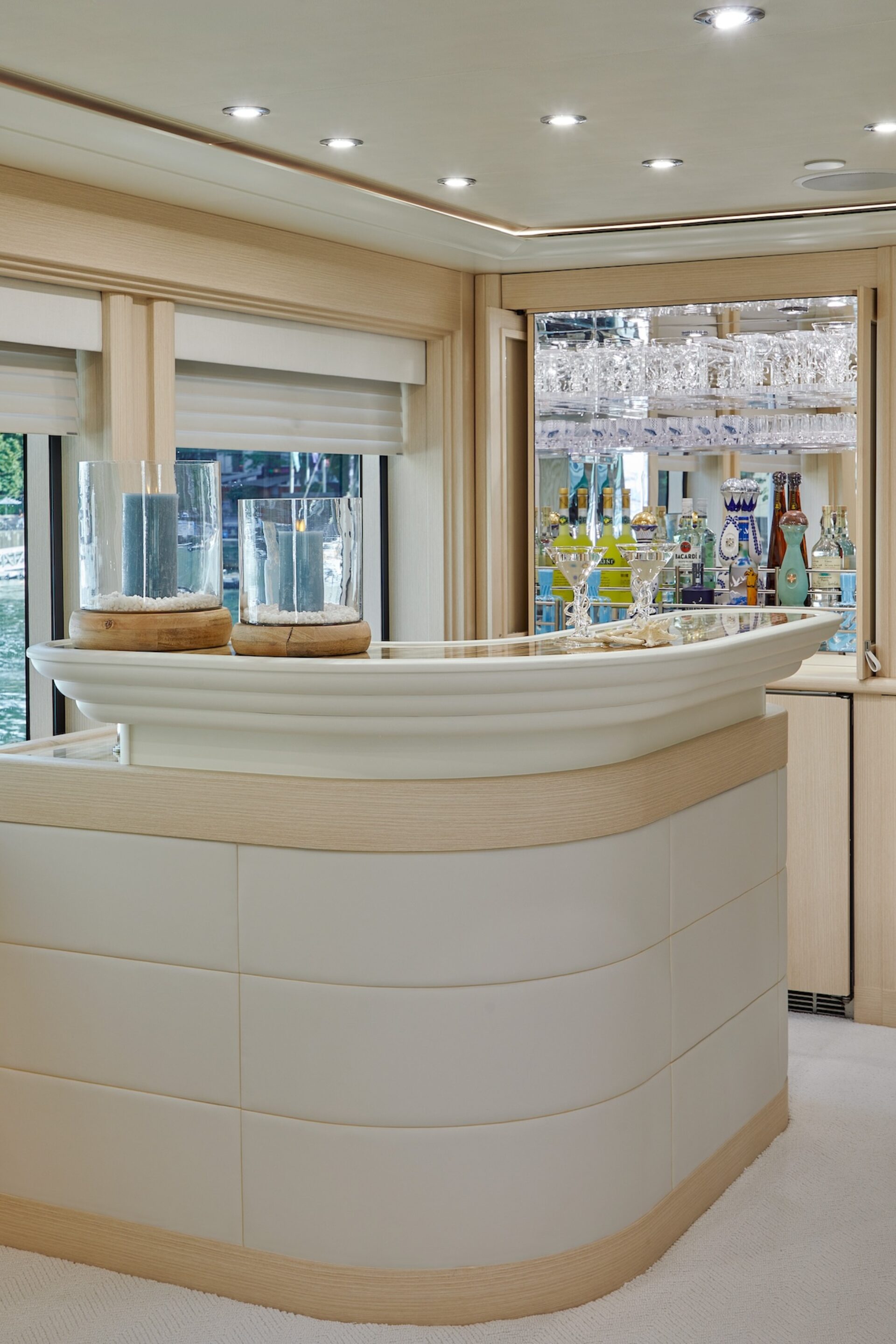 Custom Bar On Yacht Ft Lauderdale Fl