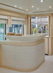 Custom Bar On Yacht Ft Lauderdale Fl