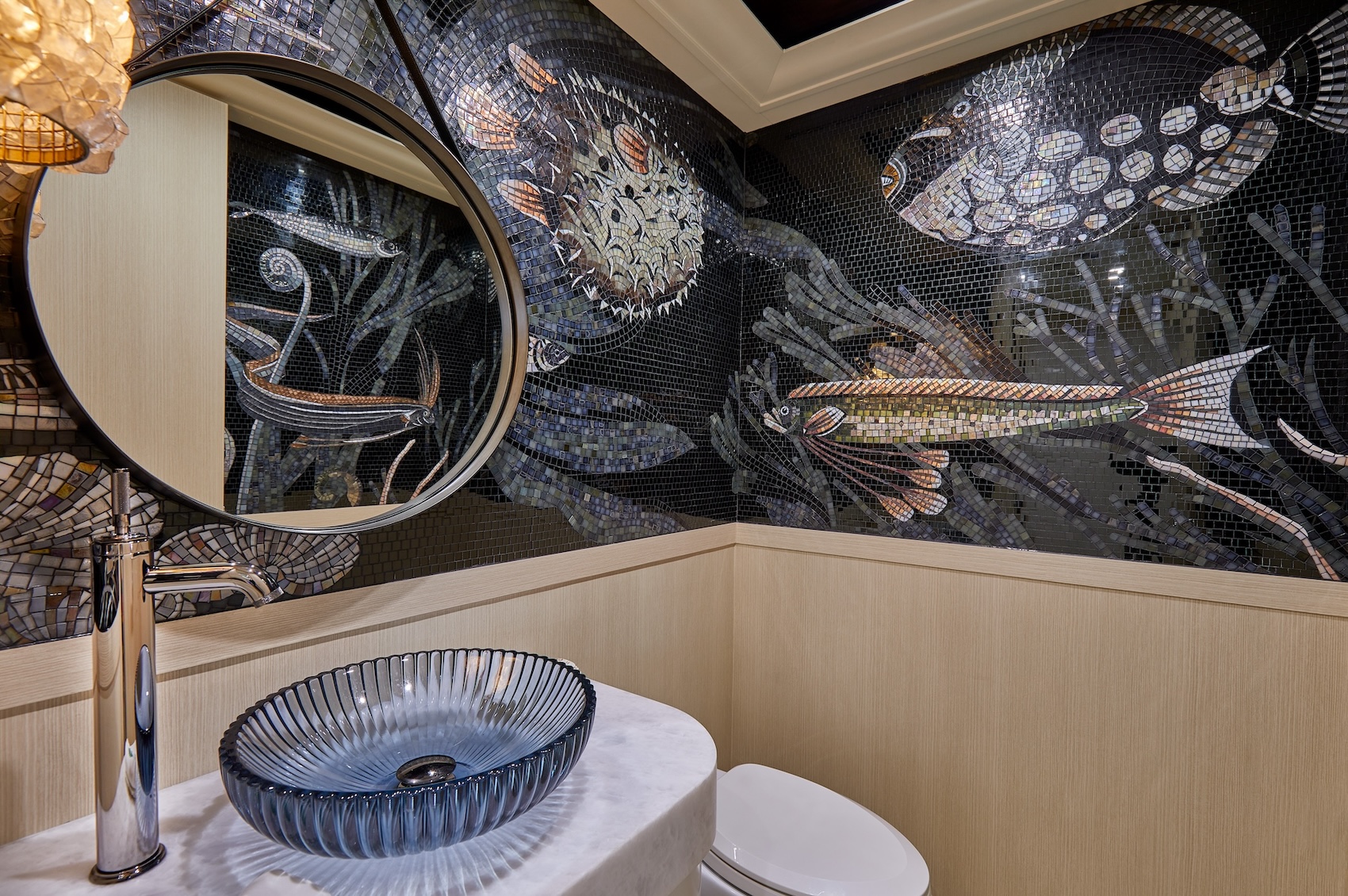 Custom Bathroom On Luxury Yacht