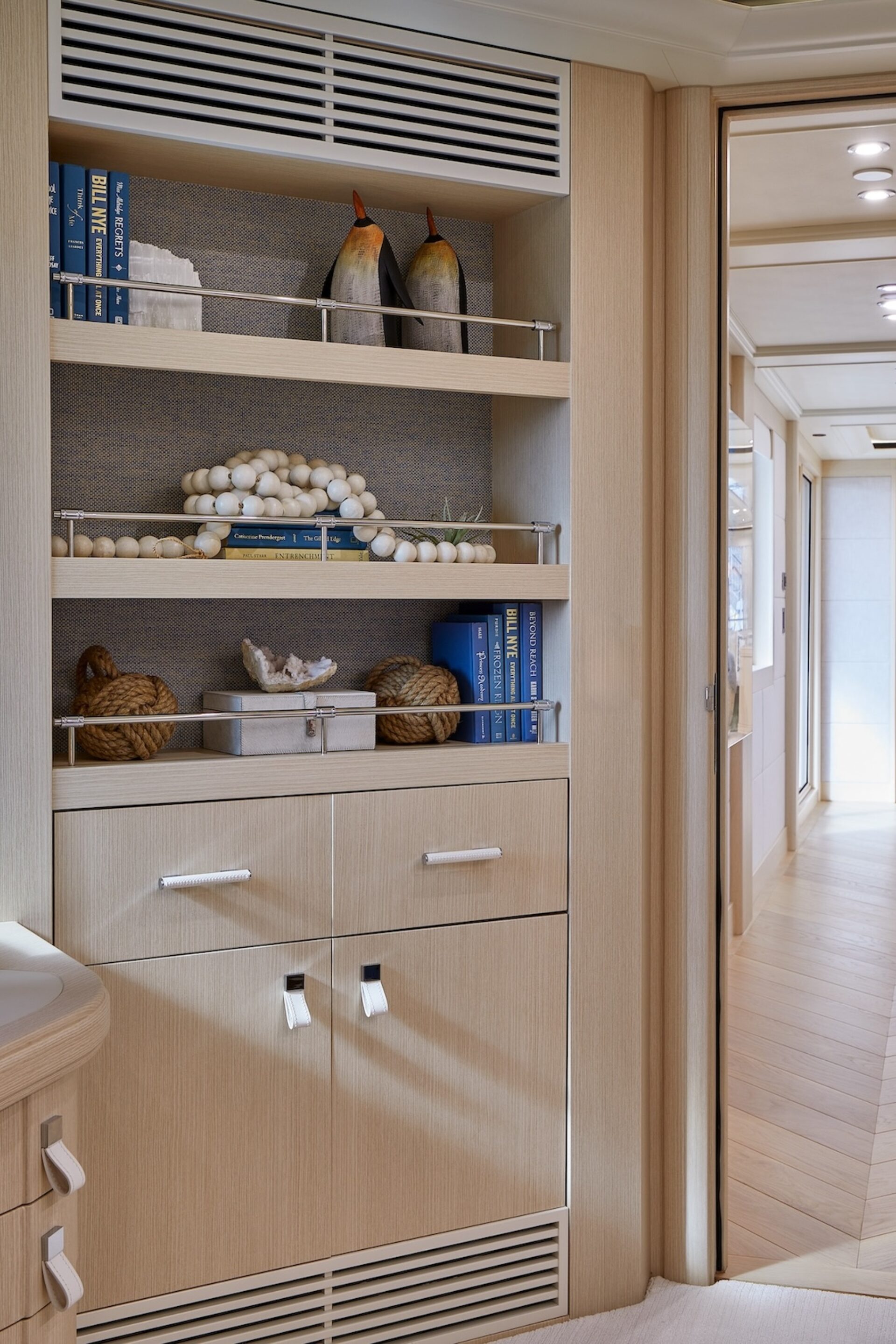 Custom Yacht Storage Design Interior Design