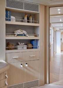 Custom Yacht Storage Design Interior Design