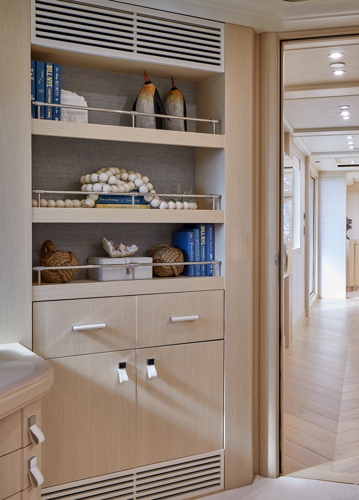 Custom Yacht Storage Design Interior Design