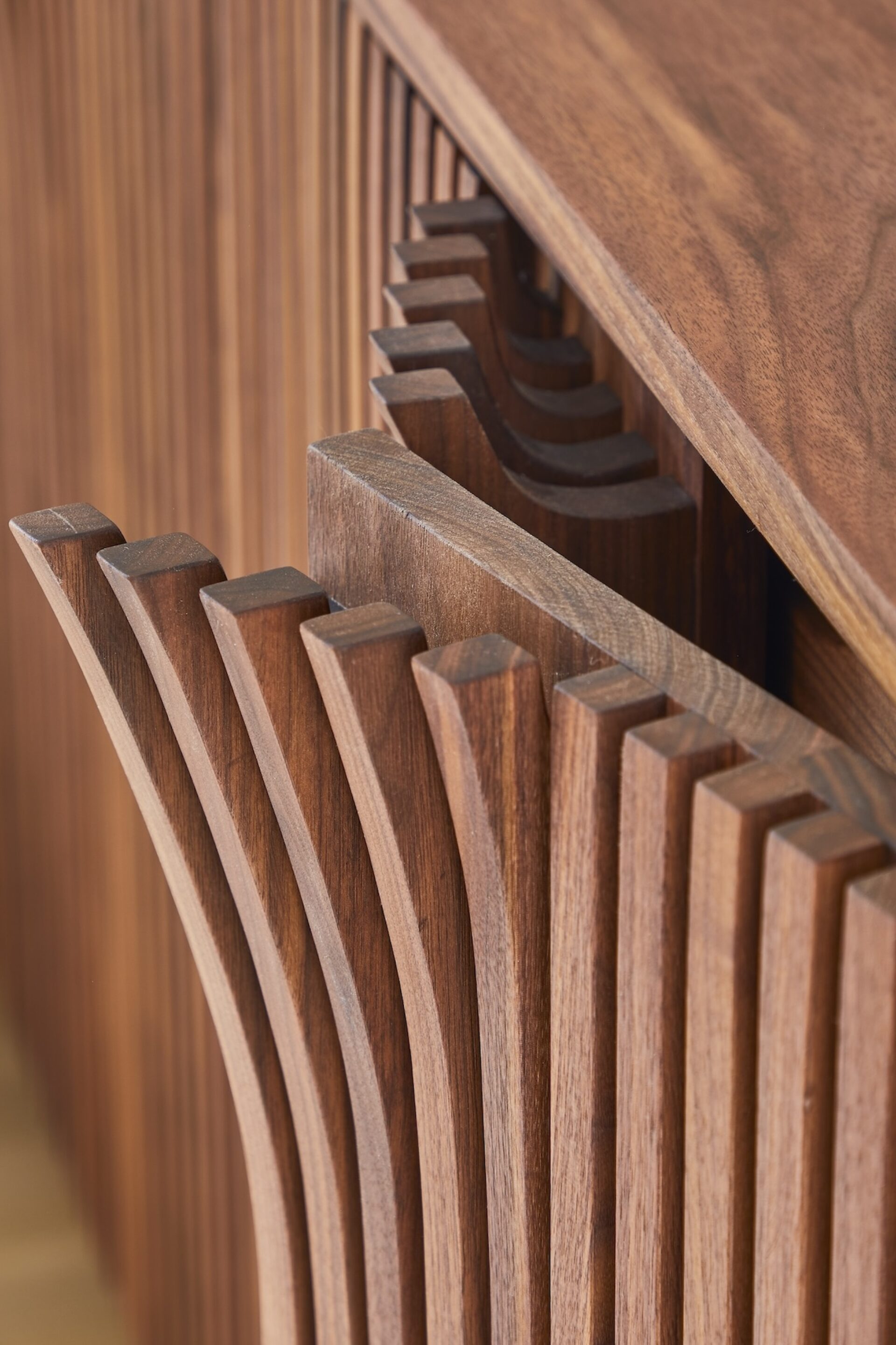 Dining Room Console Details Custom Wood