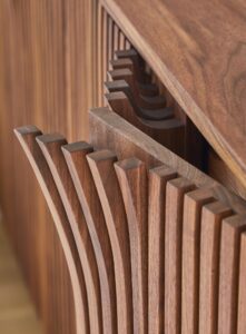 Dining Room Console Details Custom Wood