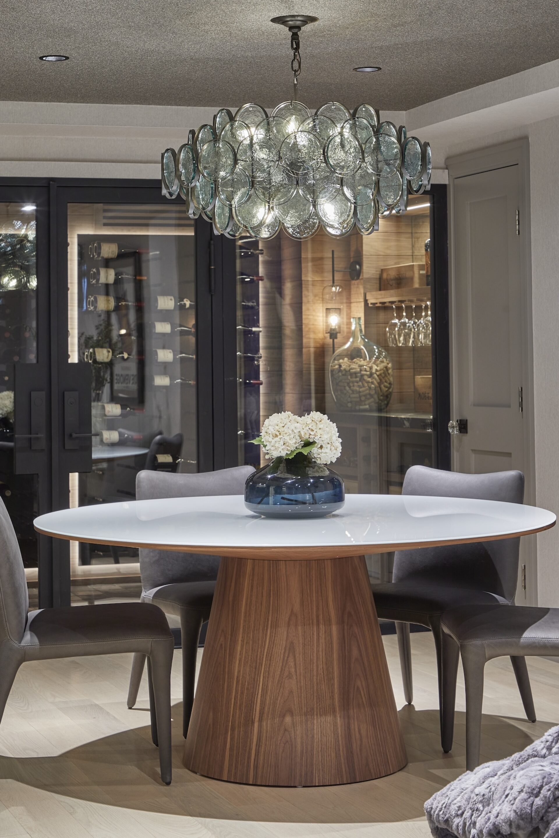 Dining Table In Wine Cellar Stamford Ct