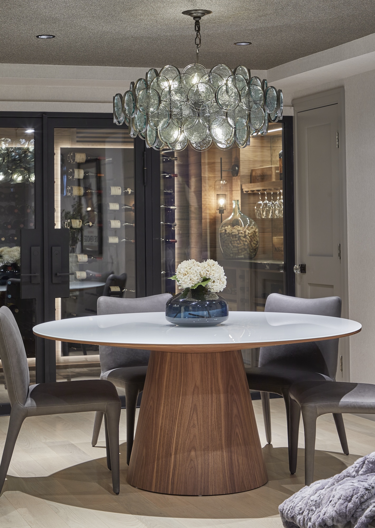 Dining Table In Wine Cellar Stamford Ct