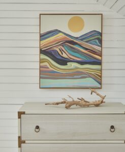 Driftwood Decor On Bedroom Dresser