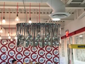 Fork And Spoon Chandelier