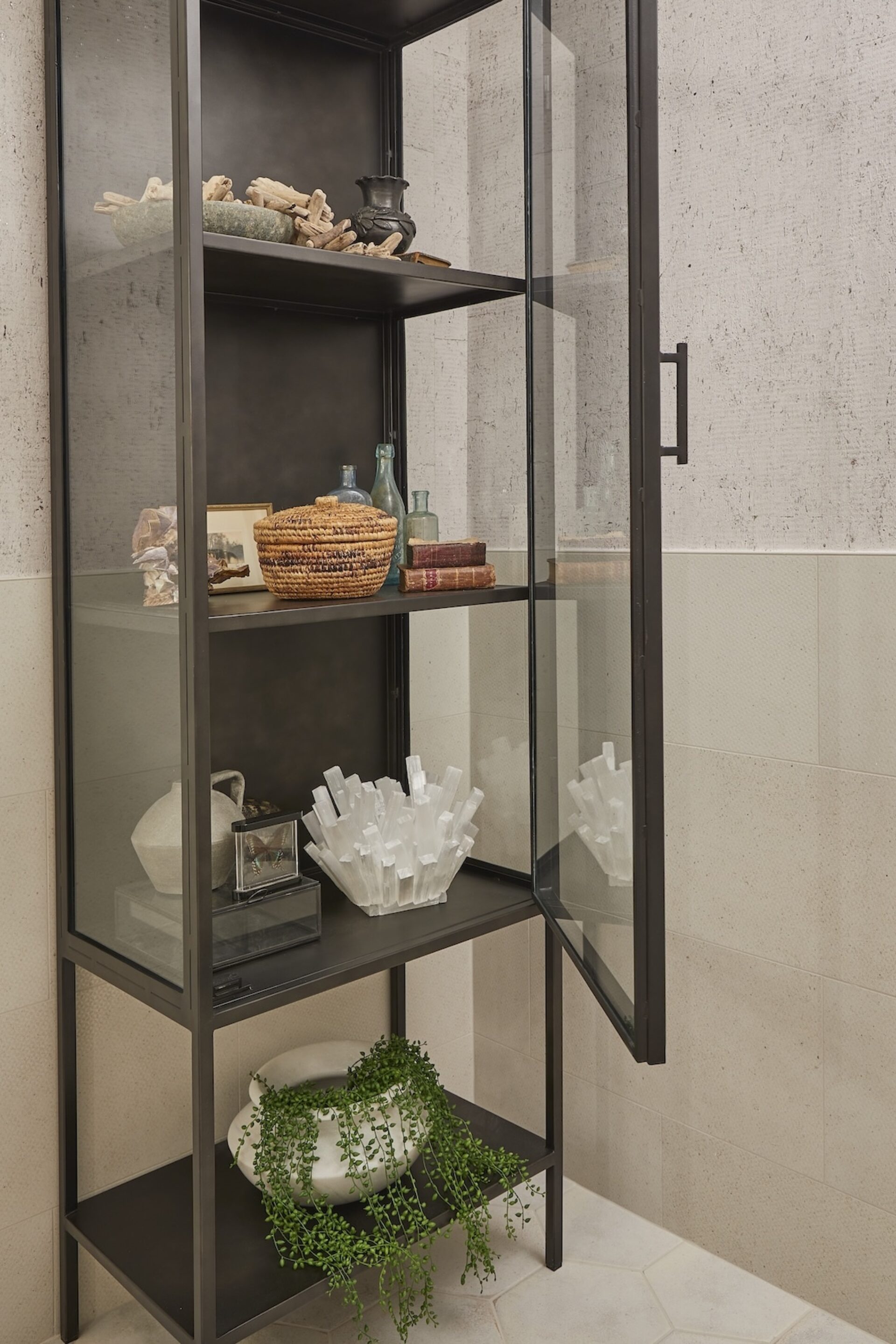 Glass Cabinet In Bathroom Architexture Group