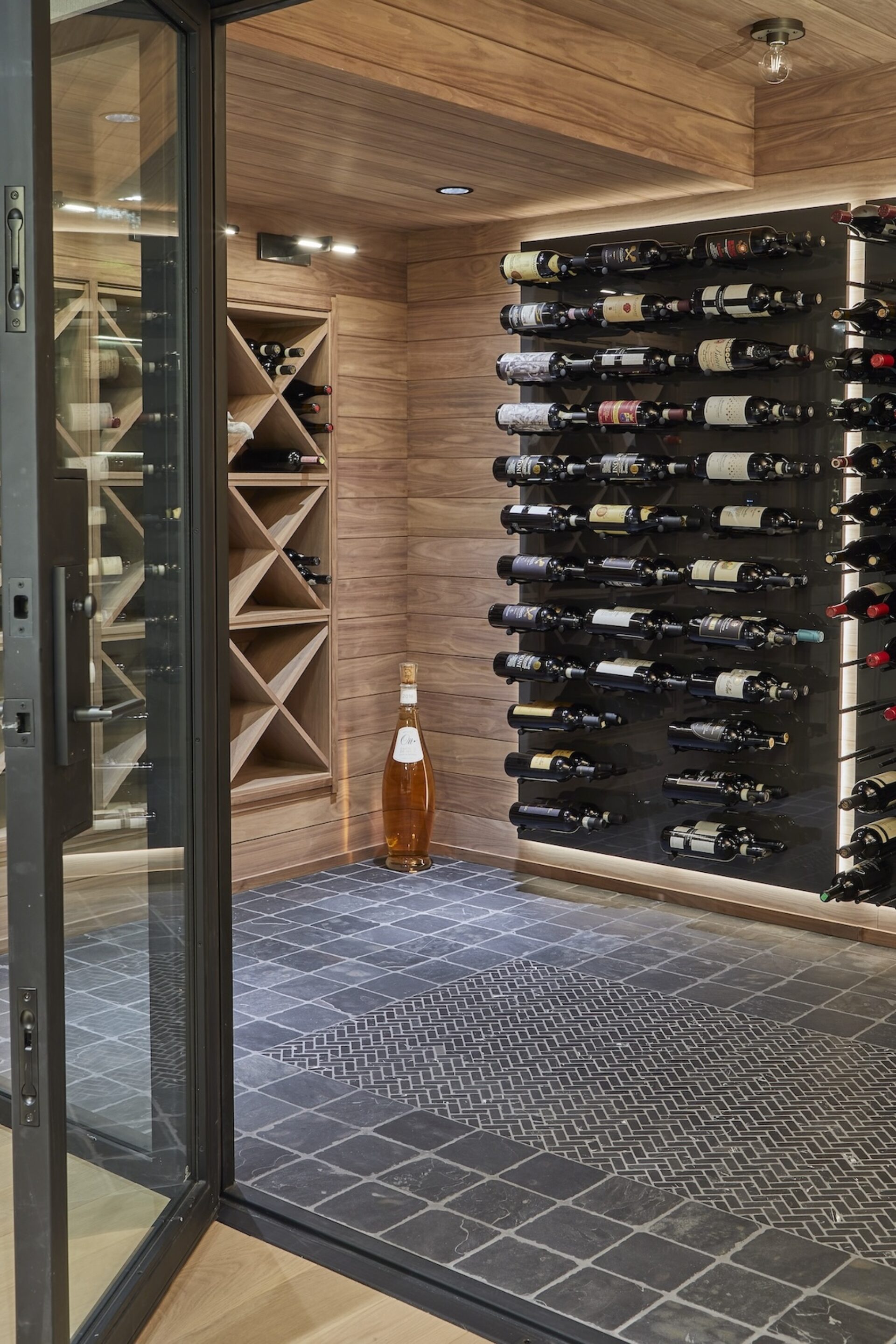 Large Wine Storage Room Design Stamford Ct
