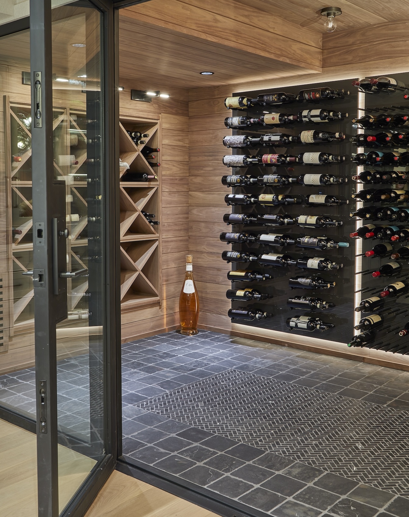 Large Wine Storage Room Design Stamford Ct