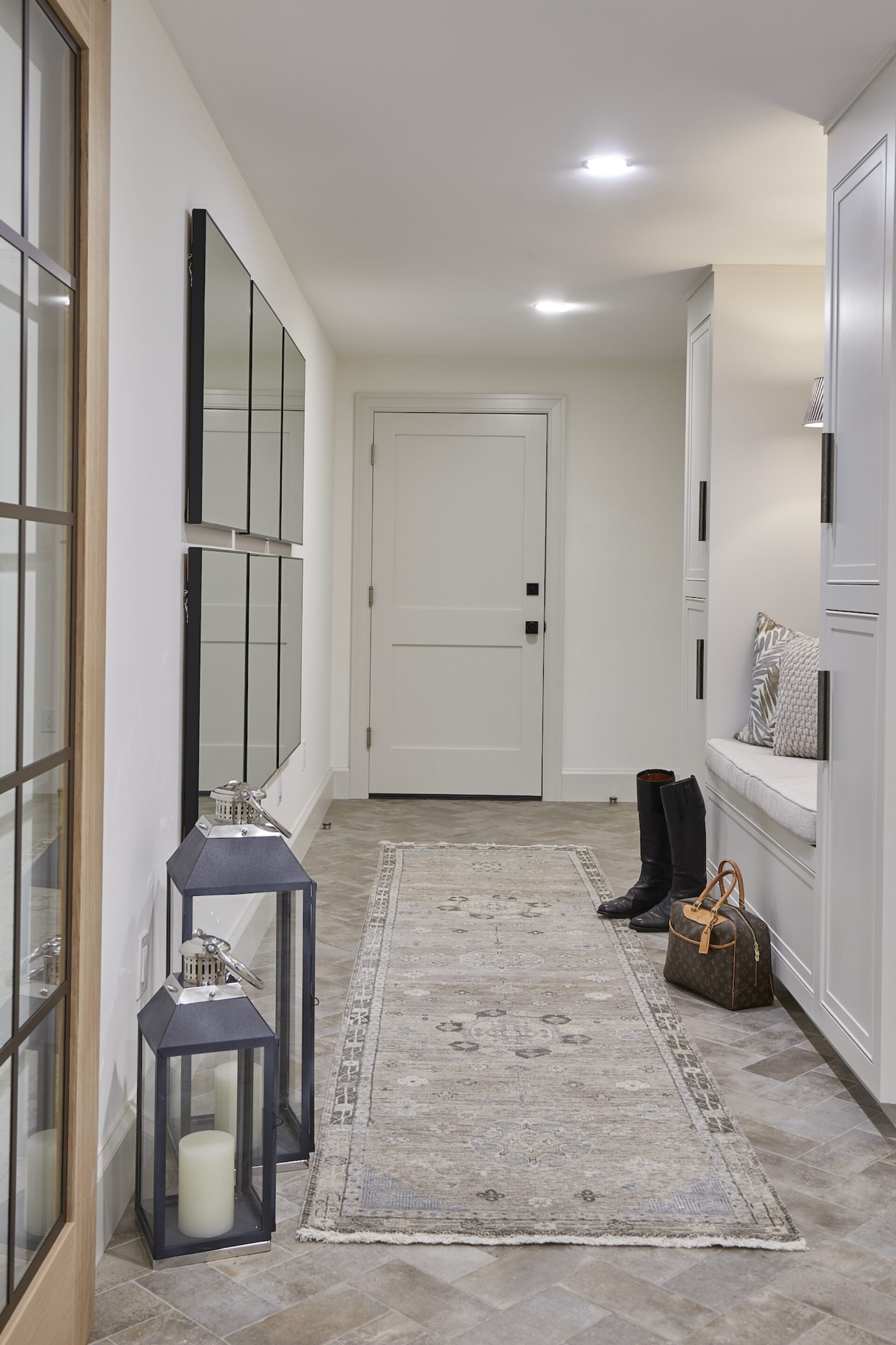 Mudroom Entrance Design Runner Rug