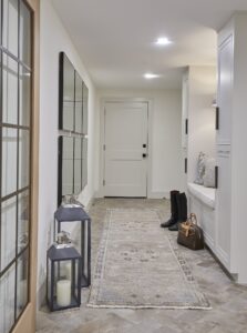 Mudroom Entrance Design Runner Rug