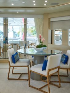 Round Dining Table Yacht Design