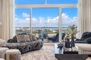 View Of Miami From Penthouse Windows