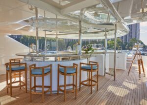 Yacht Deck Design Round Bar
